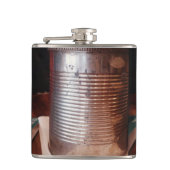 Vintage Blechdose-angesagte Flasche Flachmann (Vorderseite)