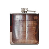 Vintage Blechdose-angesagte Flasche Flachmann (Rückseite)