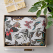 Vintage Blick-Schmetterlinge Seidenpapier (Geschenk)