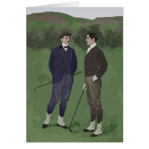 Vintage Blickgolfszene