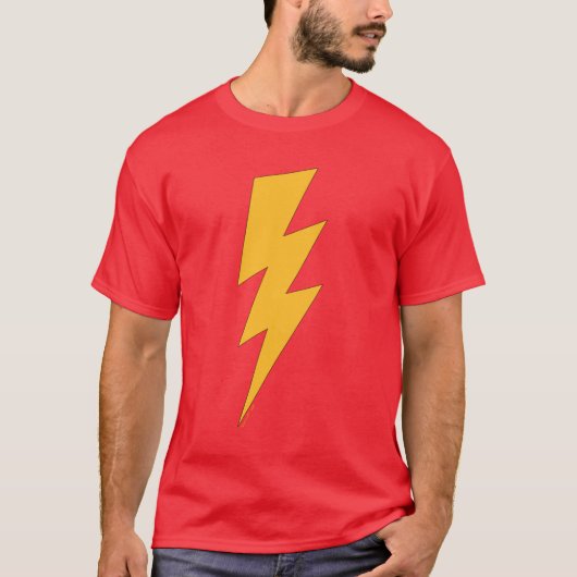 Vintage Blitzschlag T-Shirt (Vorderseite)