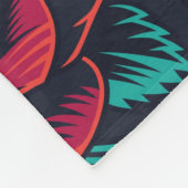 Vintage Blitztätowierungen nahtlos Fleecedecke (Ecke)