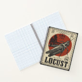 Vintage Blockbelegung | Insektenportrait Notizblock (Innenseite)