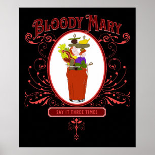 Vintage Bloody Mary, 3 Mal Poster