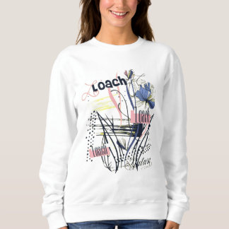 Vintage Bloom Abstracter Garten Blumenchaos Wild P Sweatshirt