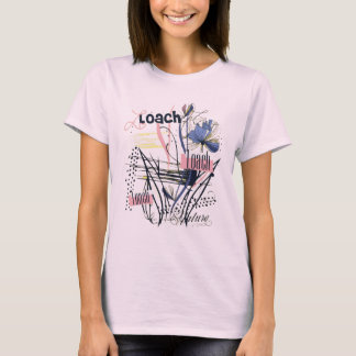 Vintage Bloom Abstrakter Garten Floraler Chaos Wil T-Shirt