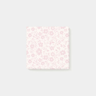 Vintage Bloom Blush Pink - Neutral Post-it Klebezettel