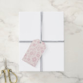 Vintage Bloom Blush Rosa - Neutral Geschenkanhänger (Mit Garn)