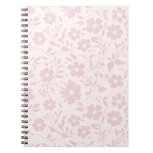 Vintage Bloom Blush Rosa - Neutral Notizblock (Vorderseite)