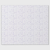 Vintage Bloom Dusty Lavender - Neutral Geschenkpapier (Flach)