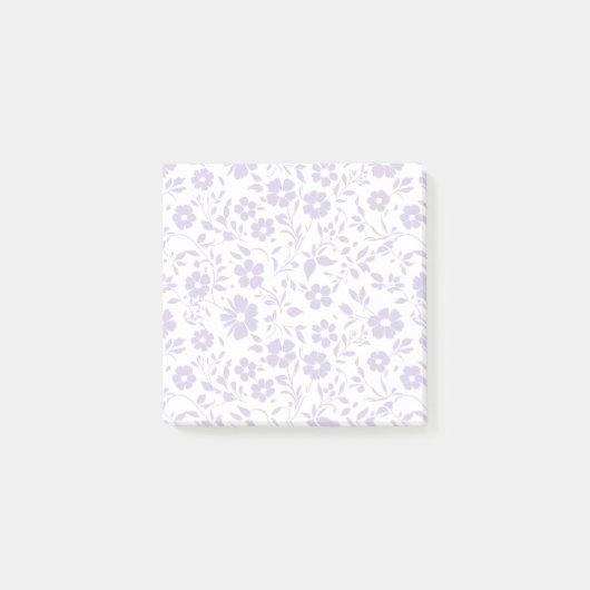 Vintage Bloom Dusty Lavender - Neutral Post-it Klebezettel (Vorderseite)