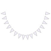 Vintage Bloom Dusty Lavender - Neutral Wimpelkette (Alle)