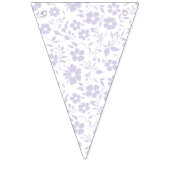 Vintage Bloom Dusty Lavender - Neutral Wimpelkette (Zweite Fahne)