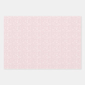 Vintage Bloom Neutral - Blush Pink Geschenkpapier Set (Vorderseite 3)