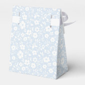 Vintage Bloom Neutral - Puderblau Geschenkschachtel (Rückseite)