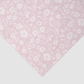 Vintage Bloom Neutral - Rosa Hauch Seidenpapier (Detail)