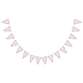 Vintage Bloom Neutral - Rosa Wimpelkette (Alle)