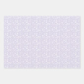 Vintage Bloom Neutral - Staubiges Lavendel Geschenkpapier Set (Vorderseite 3)