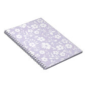 Vintage Bloom Neutral - Staubiges Lavendel Notizblock (Rechte Seite)
