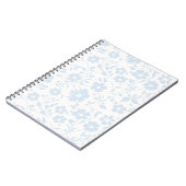 Vintage Bloom Powder Blue - Neutral Notizblock (Linke Seite)
