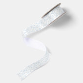 Vintage Bloom Powder Blue - Neutral Satinband (Rückseite)