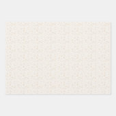 Vintage Bloom Soft Leinen - Neutral Geschenkpapier Set (Vorderseite 3)