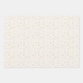 Vintage Bloom Soft Leinen - Neutral Geschenkpapier Set (Vorderseite 2)