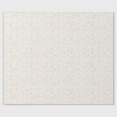Vintage Bloom Soft Linen - Neutral Geschenkpapier (Flach)