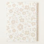 Vintage Bloom Soft Linen - Neutraler Planer (Rückseite)