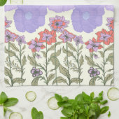 Vintage Bloomscape – Florale Botanische Küche Geschirrtuch (Gefaltet)