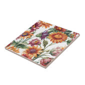 Vintage Blossom Keramik Tile Fliese (Seite)