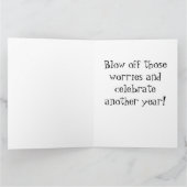 Vintage Blowfish-Fisch-alles- Gute zum Karte (Innenseite)