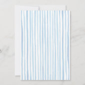 Vintage Blue Cowboy 2nd Birthday Party Einladung (Rückseite)