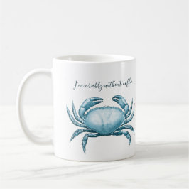 Vintage Blue Crab Mama Crabby ohne Kaffeetasse