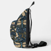 Vintage blue Dragonfly Crossbody Bag (Rechts)
