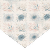 Vintage Blue Floral Table Runner Kurzer Tischläufer (Ecke)