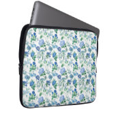 Vintage Blue Flowers Notebook Laptopschutzhülle (Vorne Rechts)