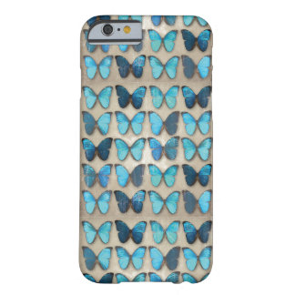 Vintage Blue Schmetterlinge iPhone 6 Hülle