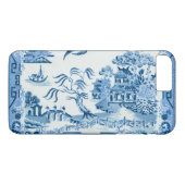 Vintage Blue Willow Case-Mate iPhone Hülle (Rückseite (Horizontal))