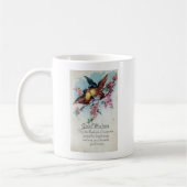 Vintage Bluebird-Wünsche Kaffeetasse (Links)