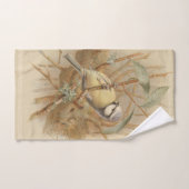 Vintage Bluetit-Illustration Handtuch (Handtuch)