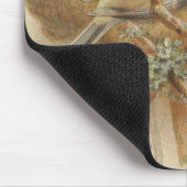 Vintage Bluetit-Illustration Mousepad (Ecke)
