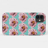 Vintage blühende Pfoten Case-Mate iPhone Hülle (Rückseite (Horizontal))