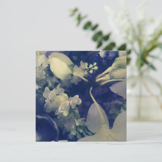 Vintage Blume (Stehend Vorderseite)