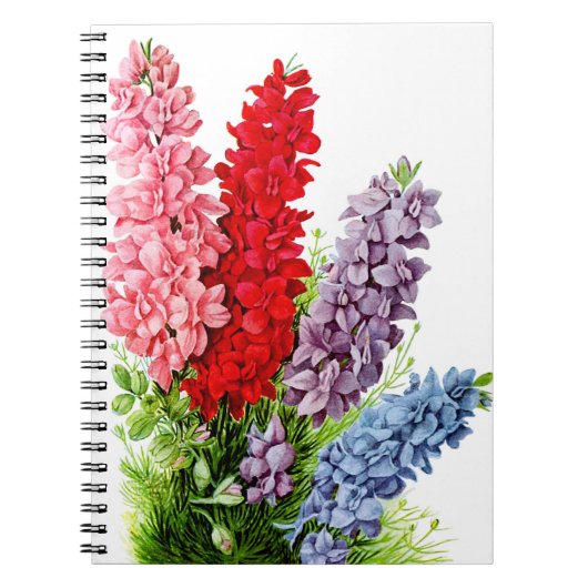 Vintage Blume 6_GC-Notebook Notizblock (Vorderseite)