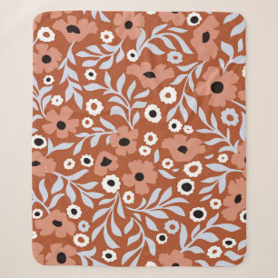 Vintage Blume: abstrakter Hintergrund. Sherpadecke