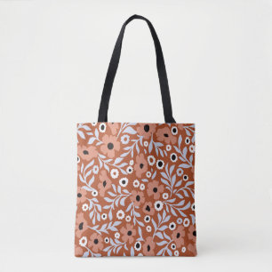 Vintage Blume: abstrakter Hintergrund. Tasche