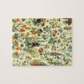 Vintage Blume Alte Illustration Kunst Puzzle (Horizontal)