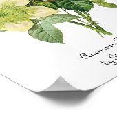 Vintage Blume, Anemone Rose Clematis von Redoute Poster (Ecke)