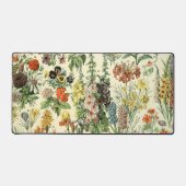 Vintage Blume Antike botanische Flora Schreibtischunterlage (Vorderseite)